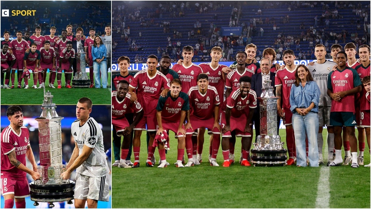 Peshon 40 kilogramë dhe është i lartë 1.2 metra, të gjithë u çuditen me trofeun e fituar nga Real Madridi