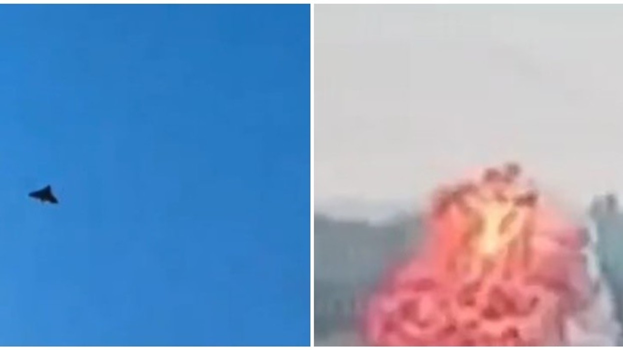Ukrainian MiG-29 pursues and shoots down Russian Shahed drone