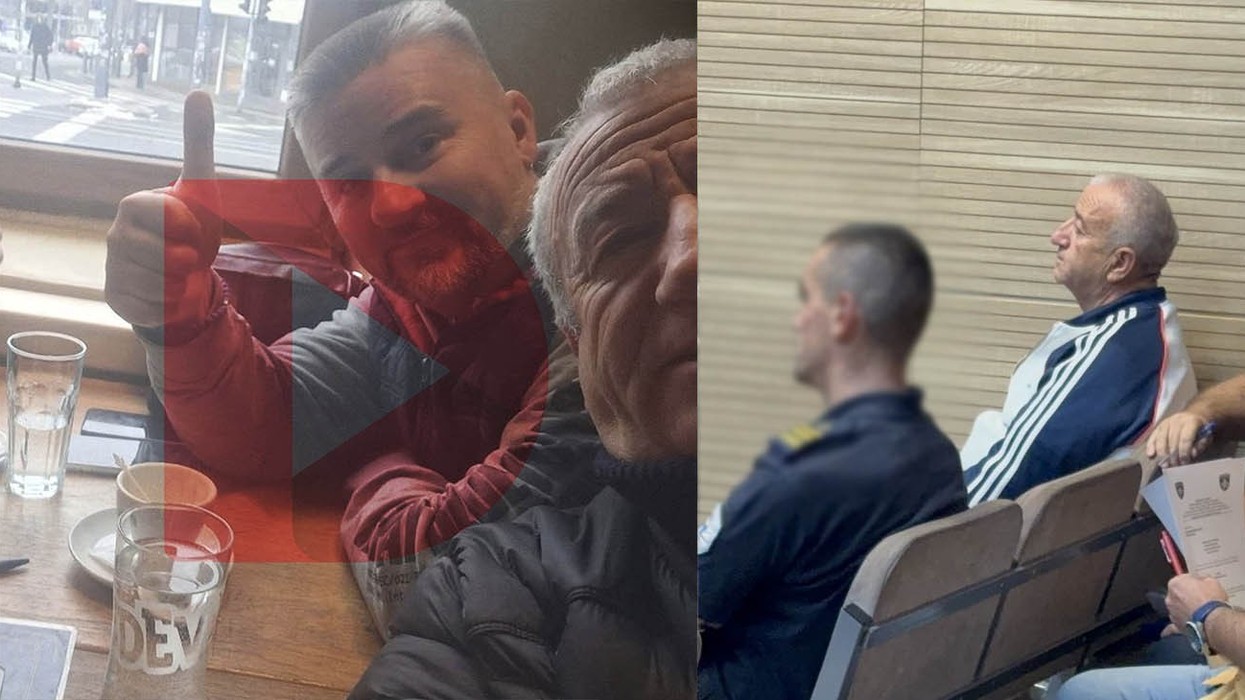 Publikohet fotografia, oficeri i BIA-s dhe spiuni i dyshuar Fehim Sali në një nga takimet e tyre në Serbi