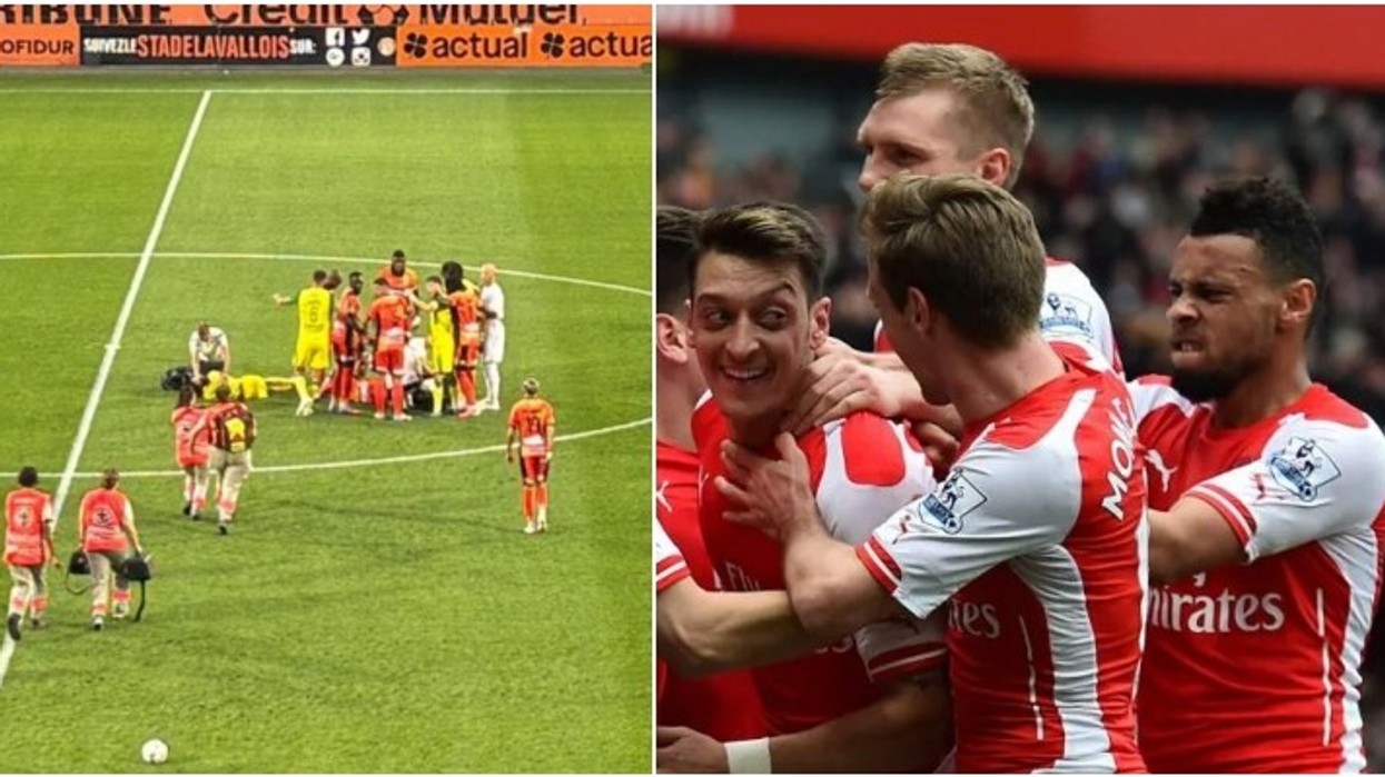 Momente frike: Ish-ylli i Arsenalit përfundon në spital pas përplasjes brutale