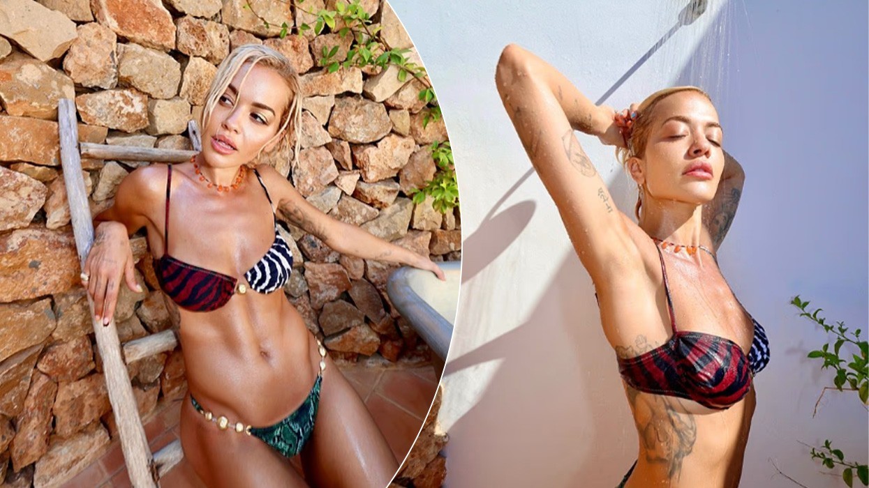 “Vera nuk ka mbaruar ende”, Rita Ora pozon me bikini para performancës në Poloni