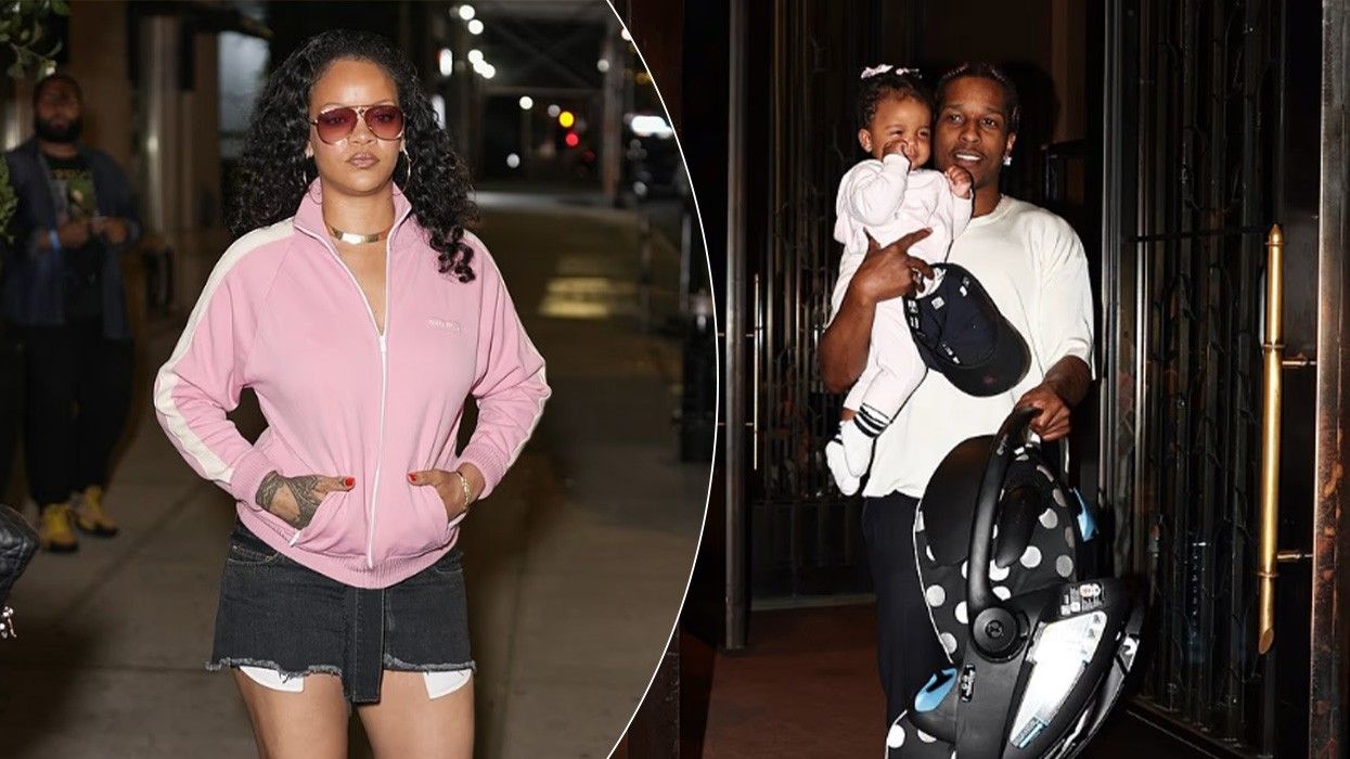 Me stil dhe familjen pranë, Rihanna tërheq vëmendjen në New York me xhaketën luksoze rozë Me stil dhe familjen pranë, Rihanna tërheq vëmendjen në New York me xhaketën luksoze rozë