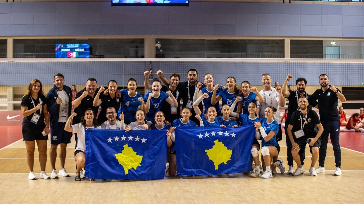 Kosova vazhdon me fitore në volejboll, mposht edhe Maqedoninë e Veriut në Lojërat Mesdhetare