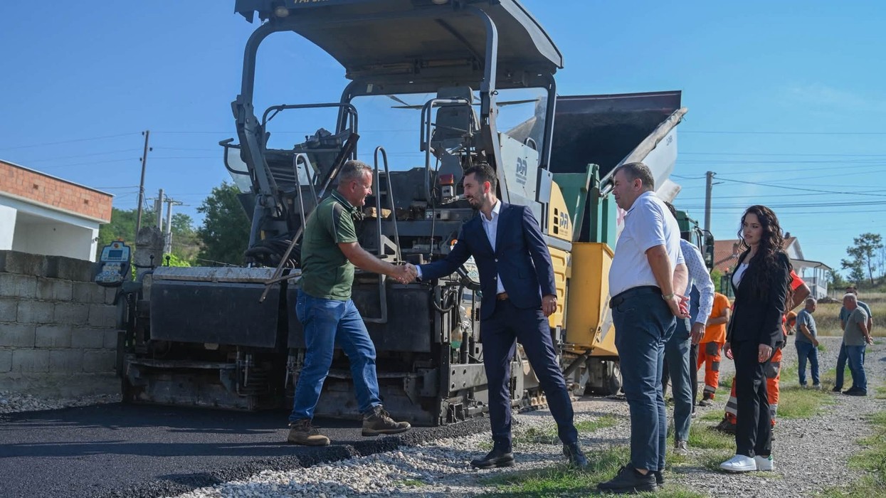 18 rrugë të asfaltuara në Topanicë të Kamenicës, investimi mbi 347 mijë euro