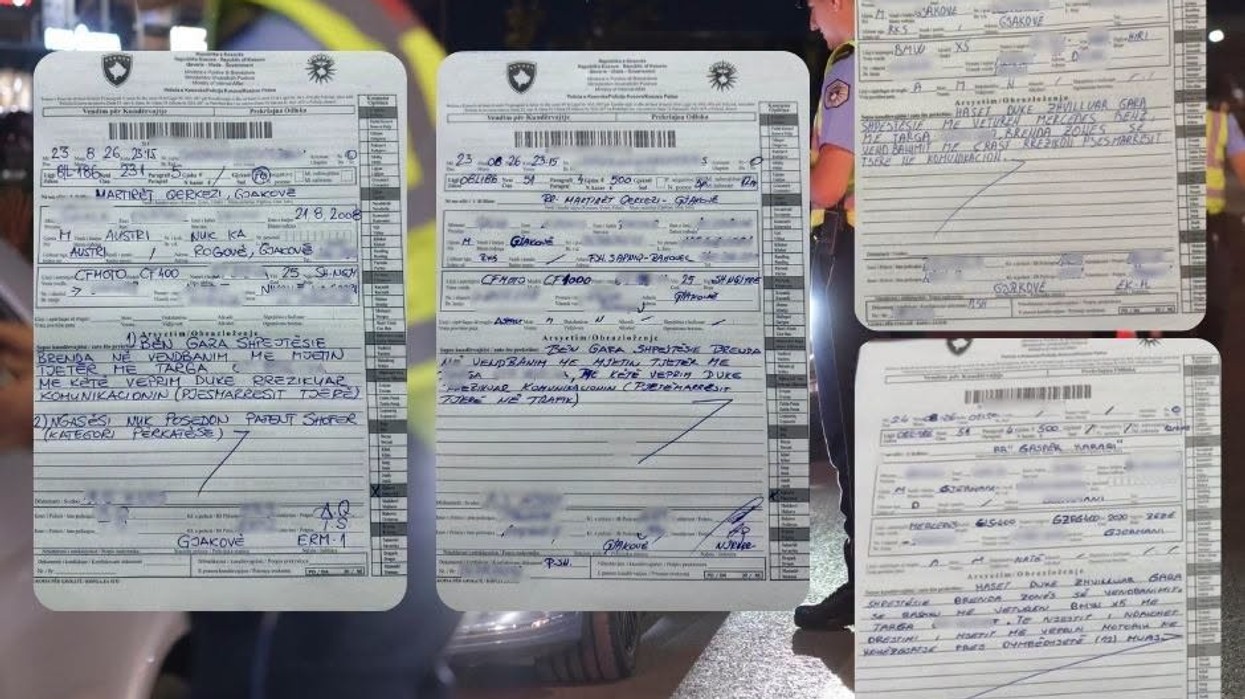 Gara shpejtësie në Gjakovë, Policia ndalon dy raste dhe shqipton gjoba