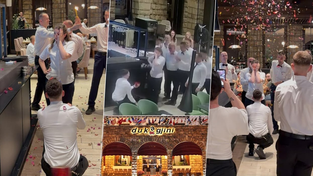 Nga kolegë në partnerë për jetë - propozimi romantik që emocionoi stafin e Hotel Dukagjinit