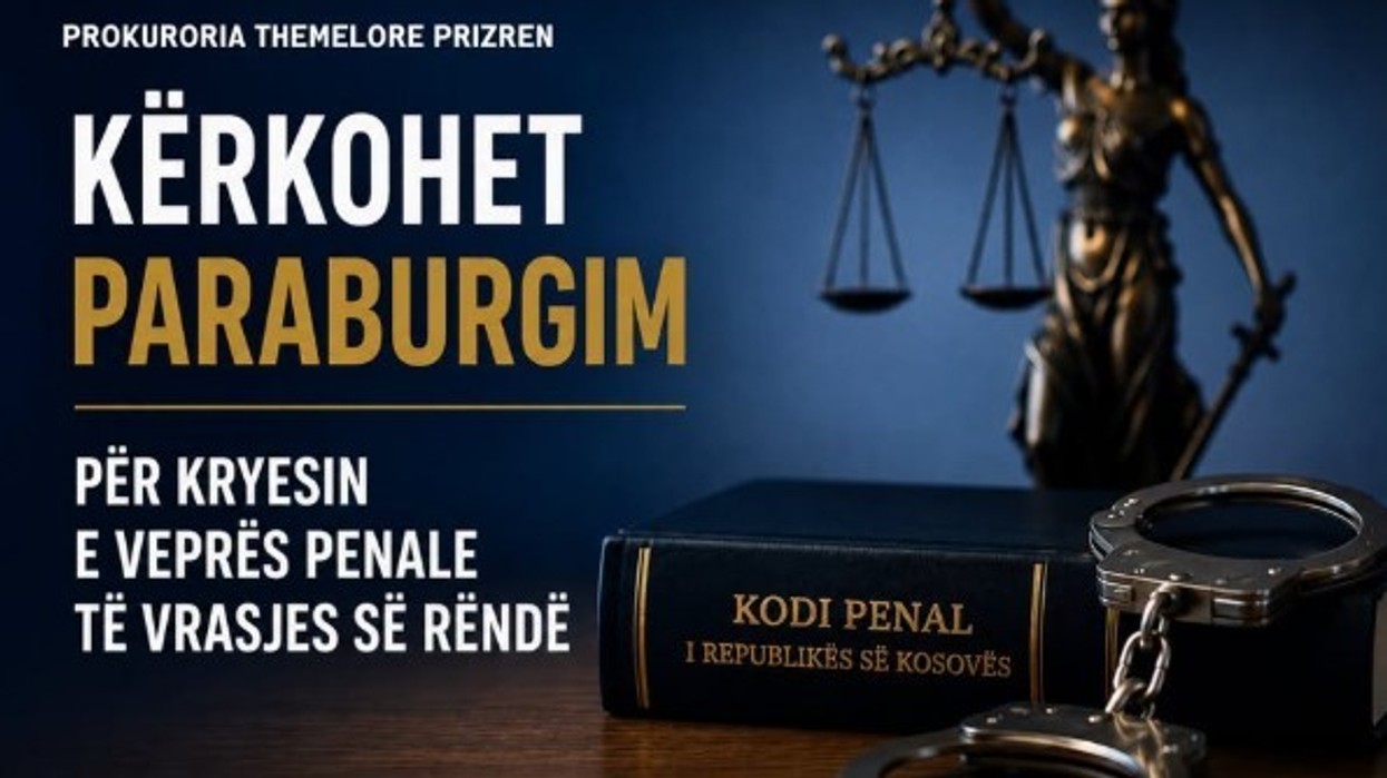 E sulmoi fizikisht dhe ia përplasi kokën disa herë në tokë – Prokuroria jep detaje të vrasjes në Prizren, i dyshuari tentoi t’i fshijë gjurmët e ngjarjes