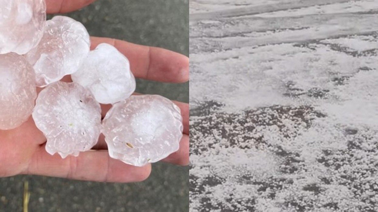 Breshër sa topat e golfit! Një stuhi e fuqishme godet Zvicrën