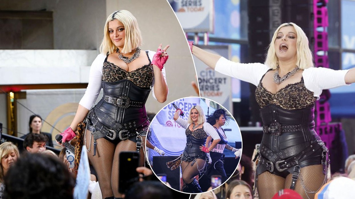 Bebe Rexha dhuron spektakël në New York, ndërsa performon live para mijëra fansave në 'Rockefeller Plaza'