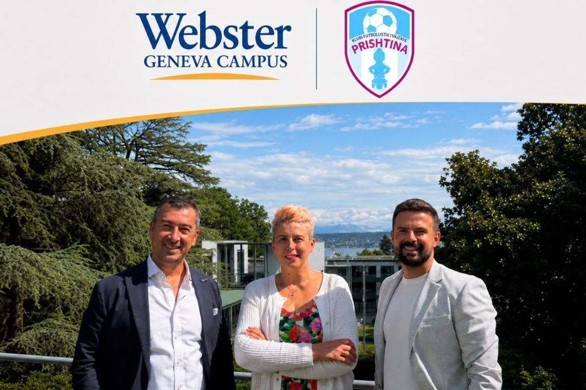 KFV Prishtina nënshkruan marrëveshje me Webster University Geneva Campus, siguron bursa për vajzat në menaxhim sportiv KFV Prishtina nënshkruan marrëveshje me Webster University Geneva Campus, siguron bursa për vajzat në menaxhim sportiv
