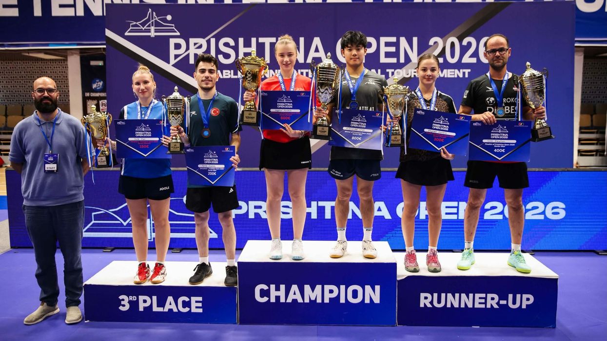 Spektakël i pingpongut në Prishtinë, përmbyllet me sukses 'Prishtina Open 2026' Spektakël i pingpongut në Prishtinë, përmbyllet me sukses 'Prishtina Open 2026'