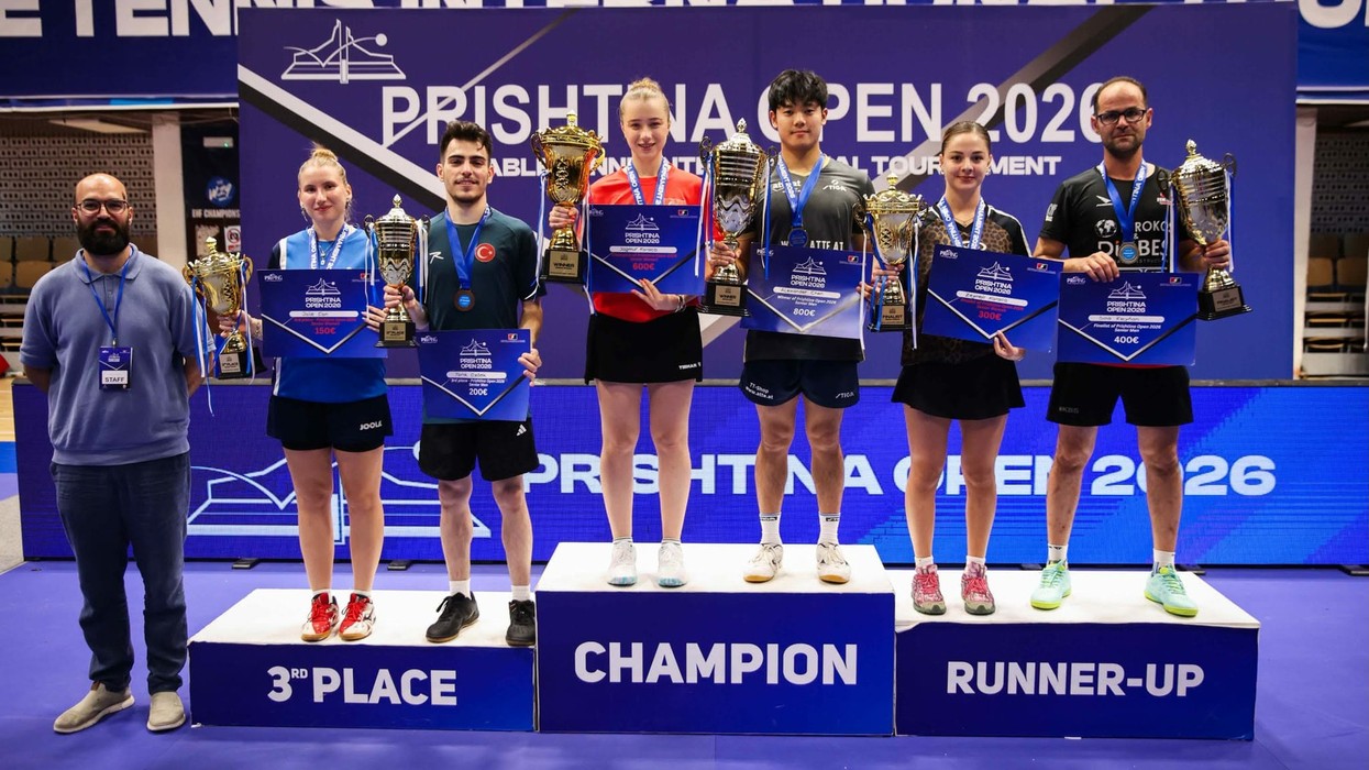 Spektakël i pingpongut në Prishtinë, përmbyllet me sukses 'Prishtina Open 2026'