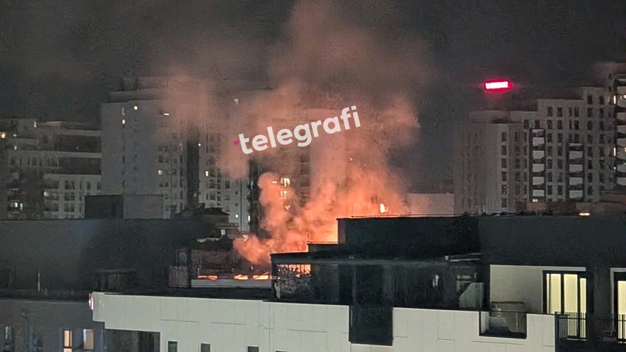 Zjarri në Rrugën B, pamje nga vendi i ngjarjes
