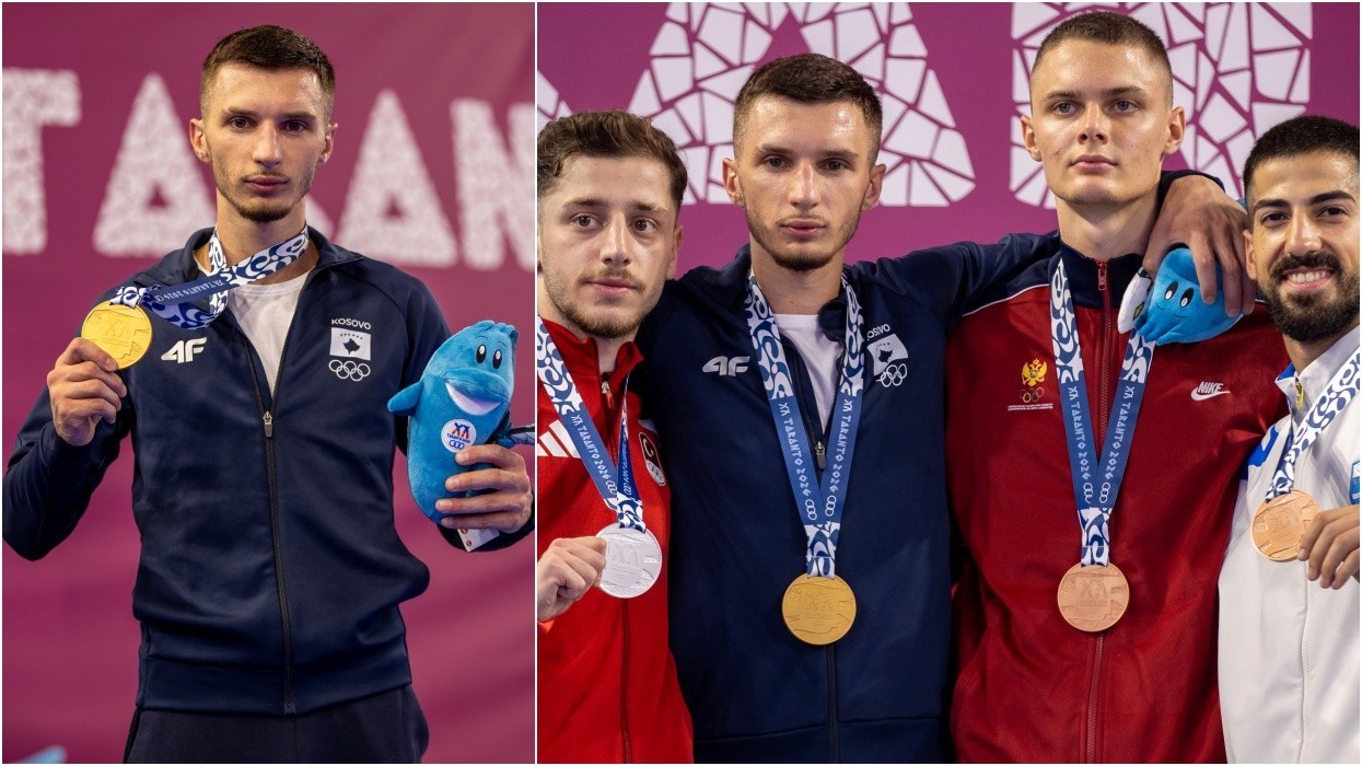 “Këtë sukses ia dedikoj gjithë Kosovës”, fjalët e para të Islam Selmanit pasi fitoi medaljen e artë në Taranto 2026