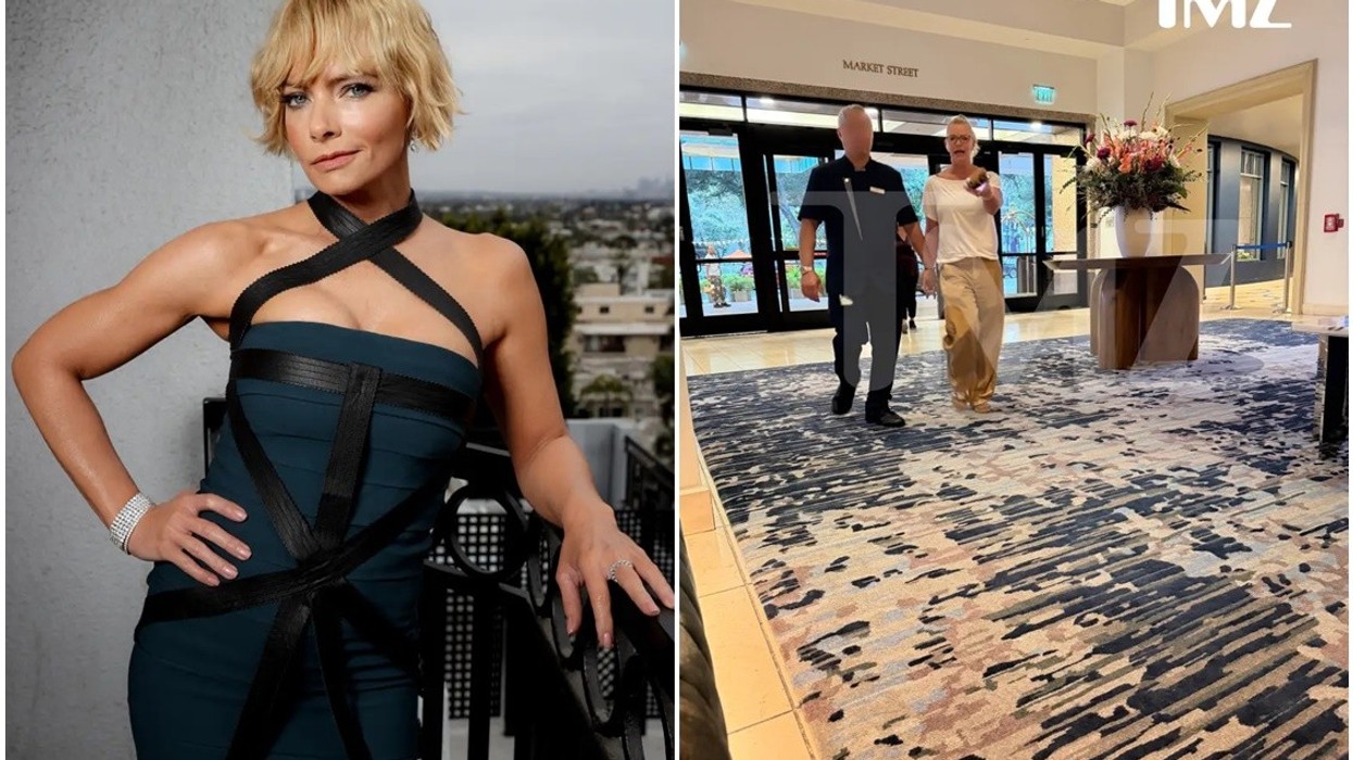 Jaime Pressly nxirret nga një hotel në Kaliforni pas një incidenti të dyshuar