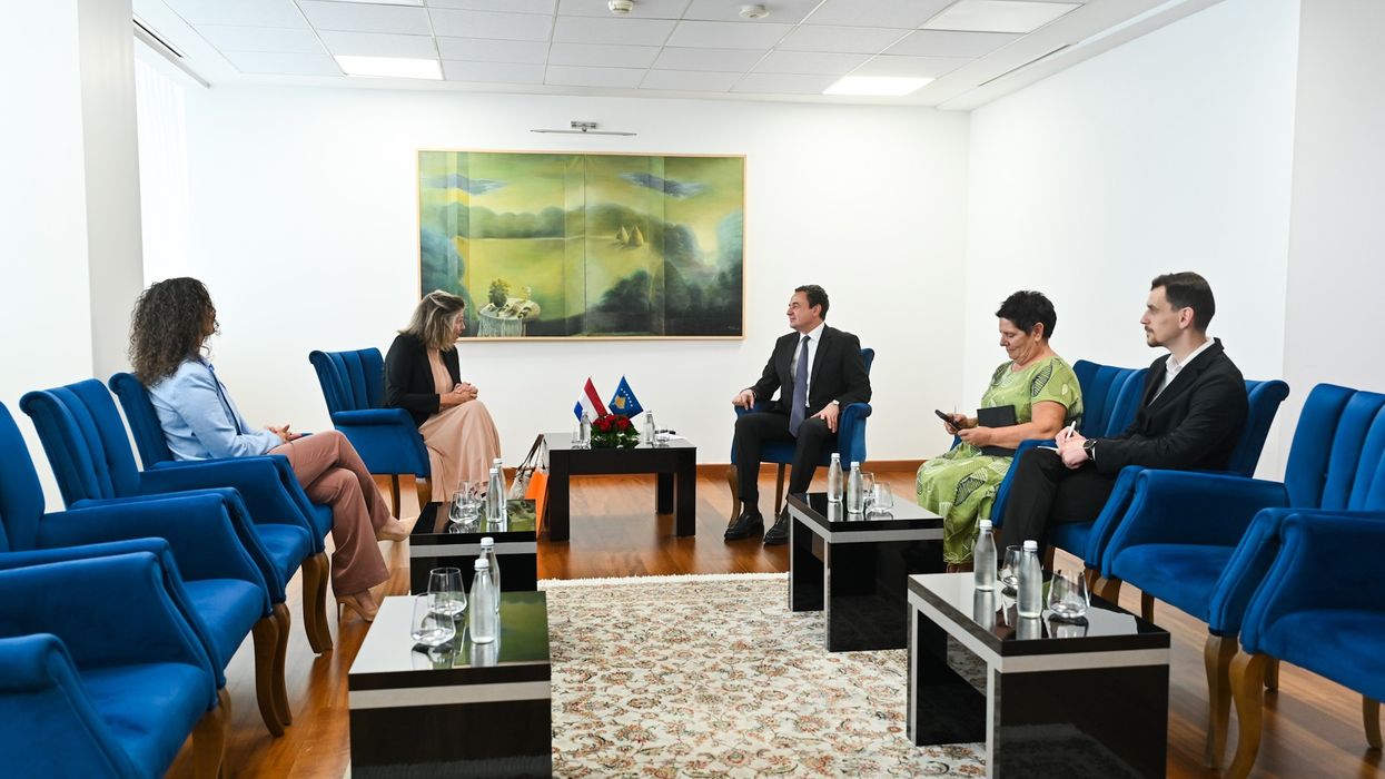Kurti priti në takim lamtumirës ambasadoren e Holandës, Boven Kurti priti në takim lamtumirës ambasadoren e Holandës, Boven
