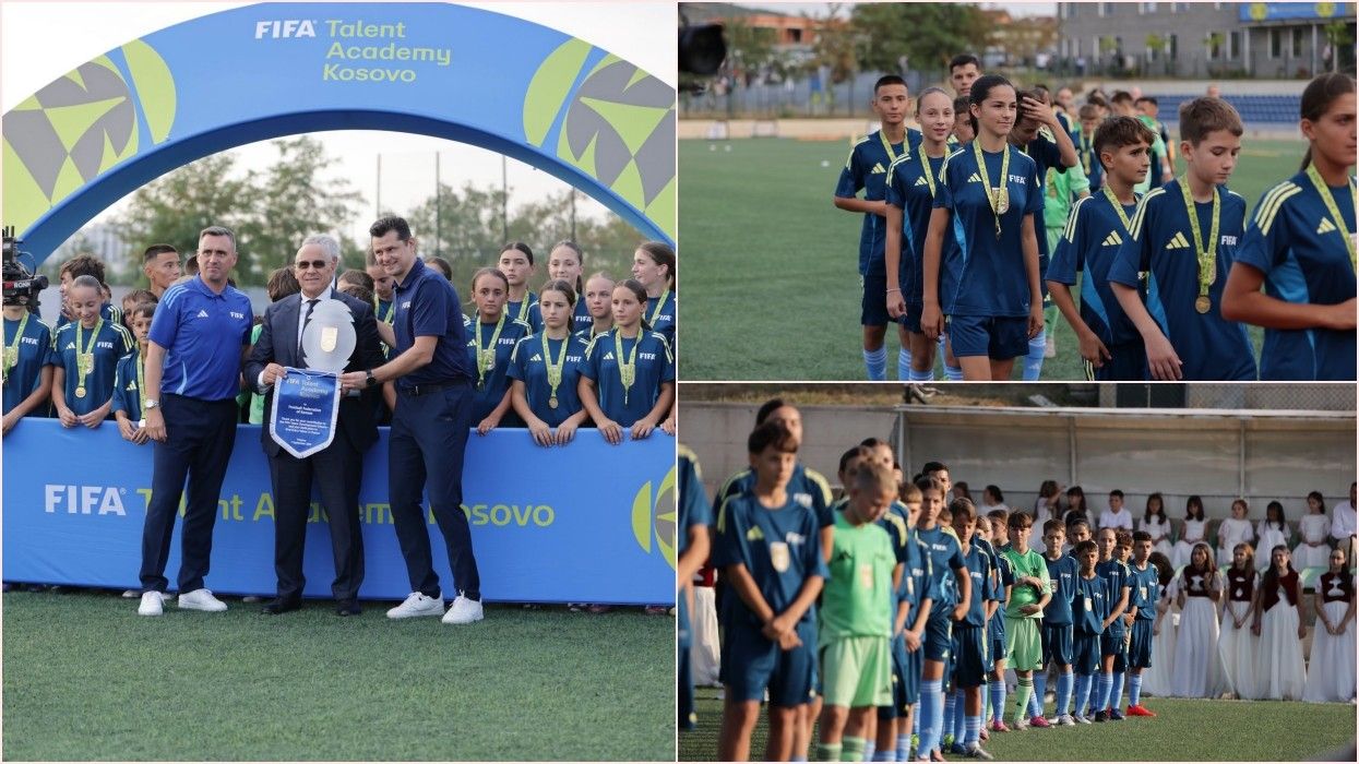Inaugurohet ‘FIFA Talent Academy Kosova’, një hap i madh për zhvillimin e talenteve të rinj Inaugurohet ‘FIFA Talent Academy Kosova’, një hap i madh për zhvillimin e talenteve të rinj