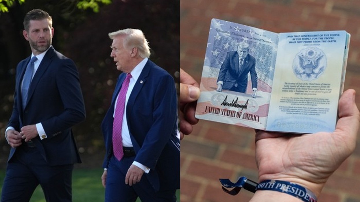 Djali i Trumpit prezanton pasaportën e re amerikane me fytyrën e babait të tij