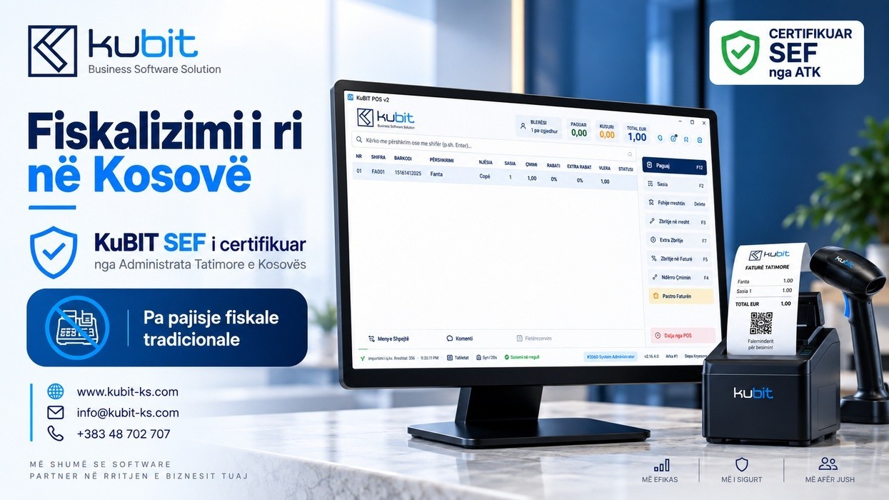 KuBIT hap epokën e fiskalizimit digjital