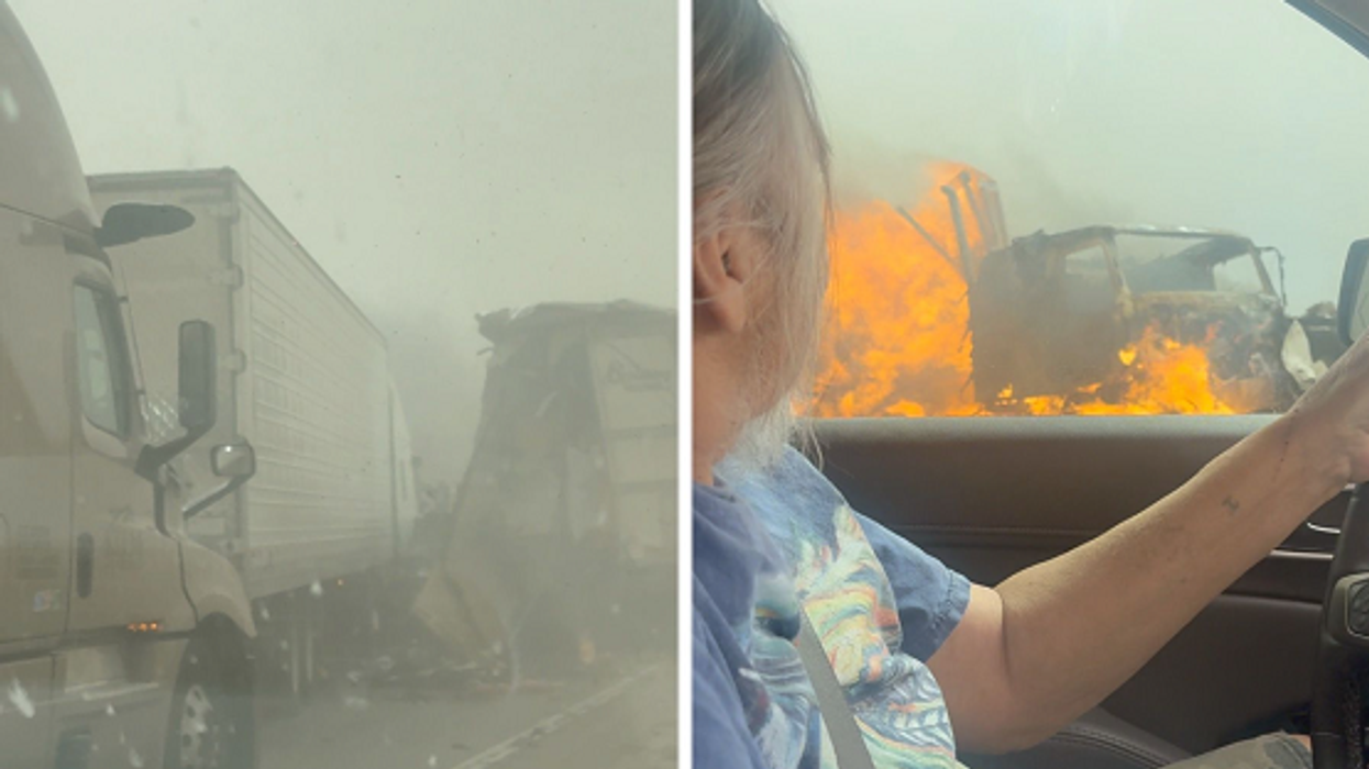 Një stuhi e fuqishme pluhuri përfshiu New Mexico - shikueshmëri e dobët dhe përplasje të shumta makinash - madje edhe zjarre në disa vende