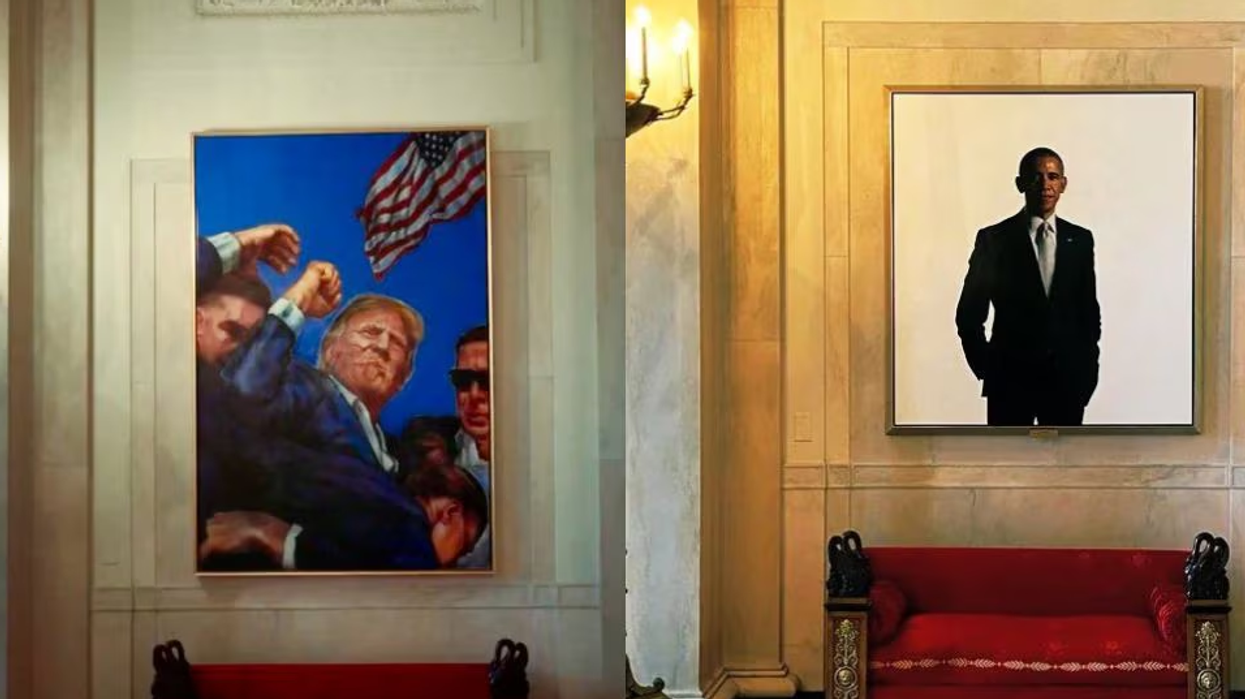 Trump largon portretin e Obamas - e zëvendëson me një pikturë të tij pas tentativës për vrasje