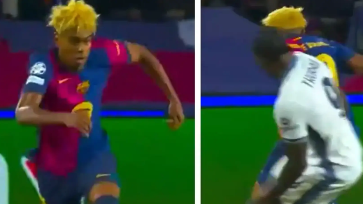 Yamal e bëri Marcus Thuramin të dukej "amator" me aftësi të jashtëzakonshme dribluese