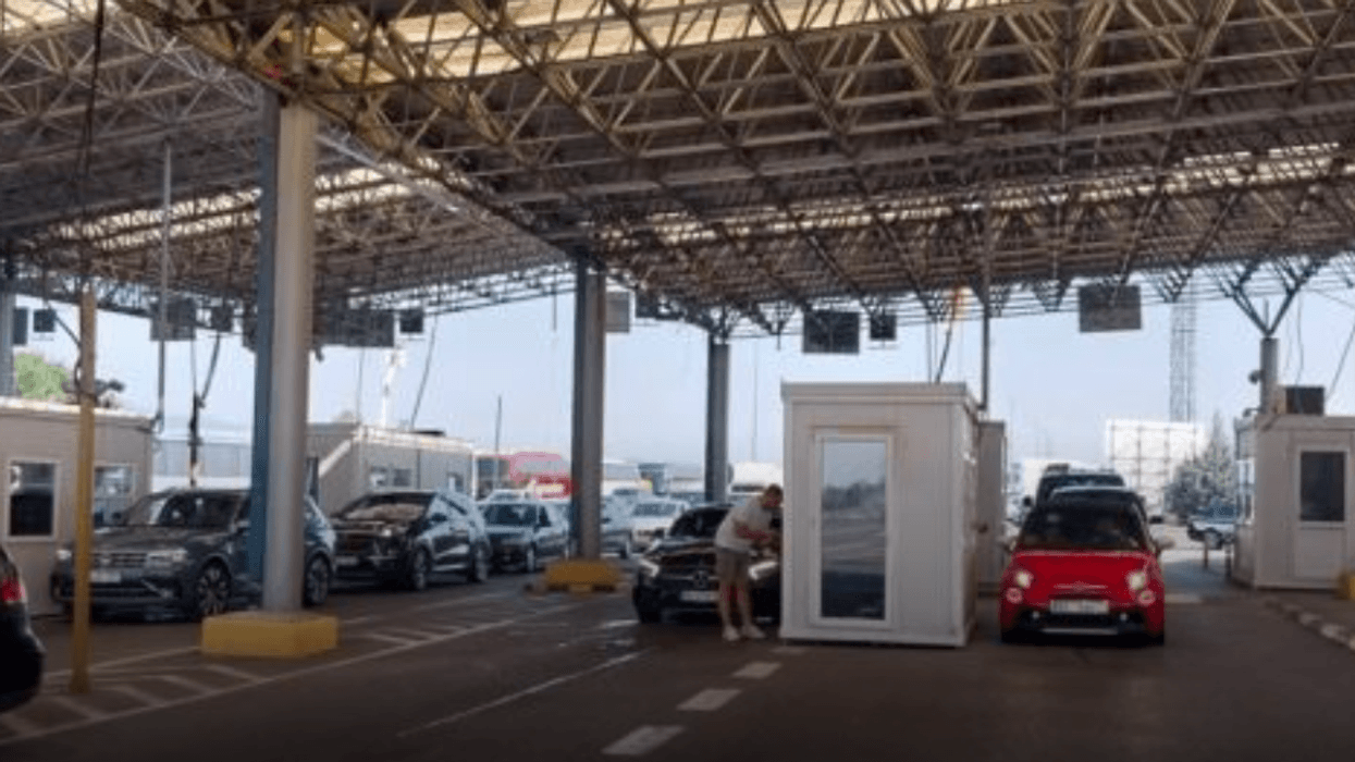 Digjet një makinë në lëvizje pranë pikës kufitare "Tabanoc"