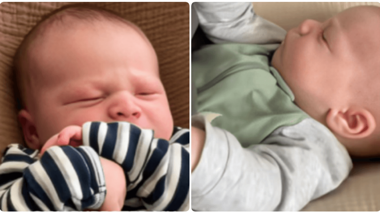 Nëna u habit kur pa sesi foshnja po i mbante duart kur flinte