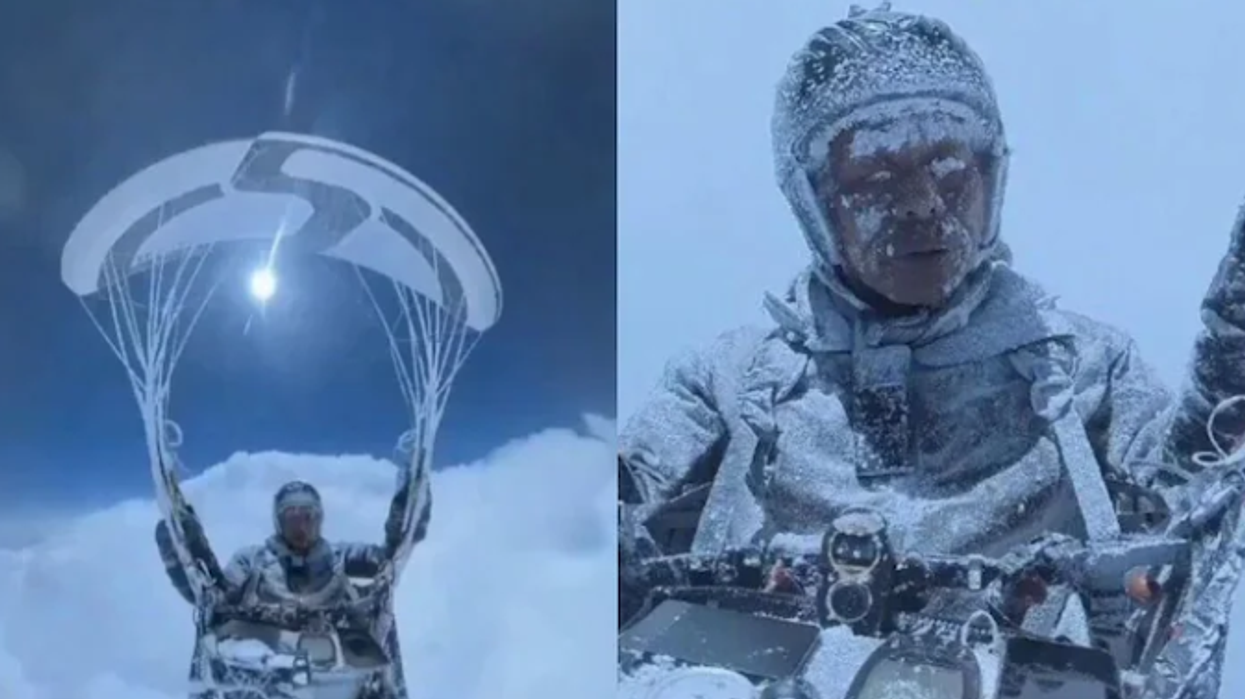 Video virale e fluturimit në mbi 8000 metra lartësi e krijuar me AI?