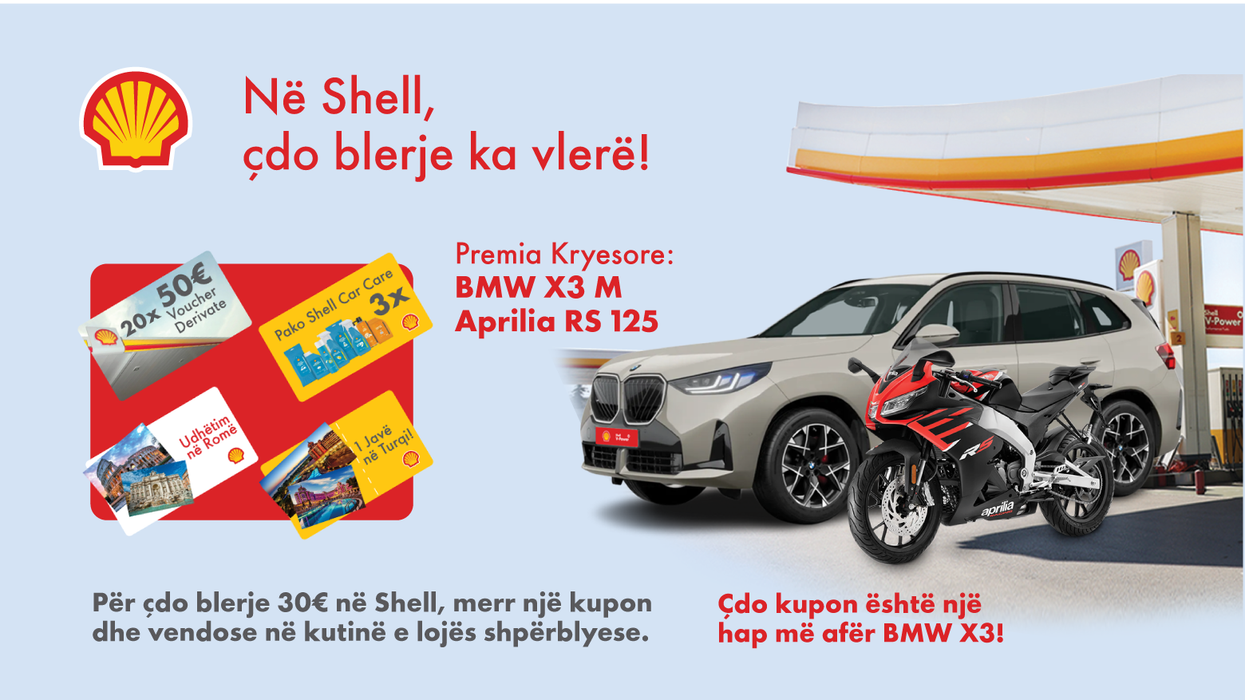 SHELL Kosova lanson lojën më të madhe shpërblyese të vitit: “Në SHELL, çdo blerje ka vlerë"