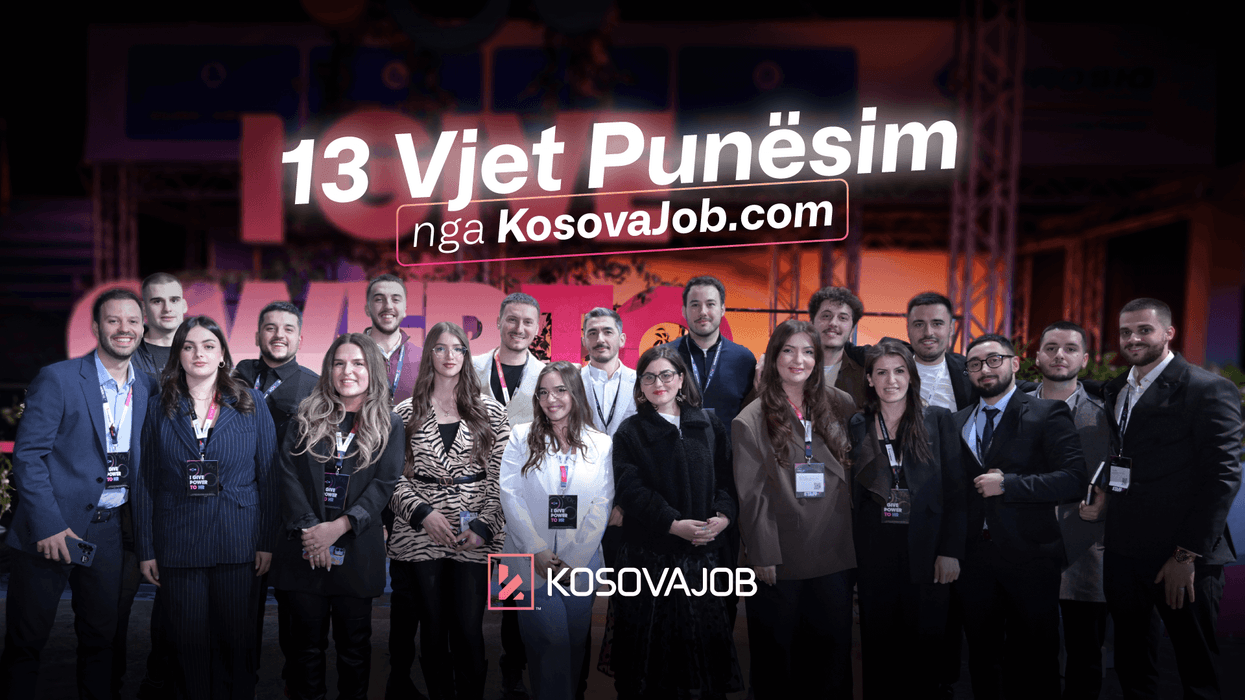 "13 vjet punësim", intervistë me Shkamb Kërleshin- Shefin Komercial të KosovaJob