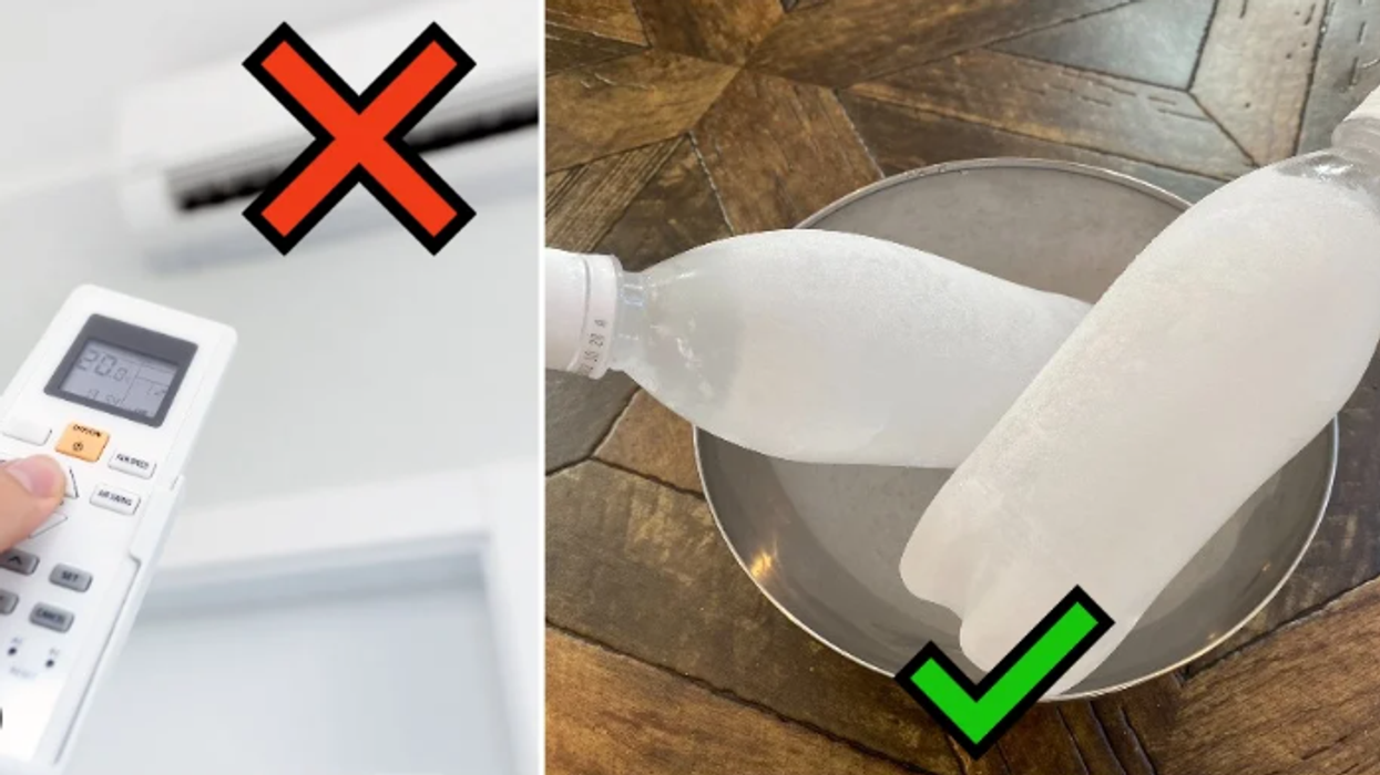 Truku me shishe uji që përdorin gjermanët për të freskuar një apartament pa klimë apo mjet për ftohje