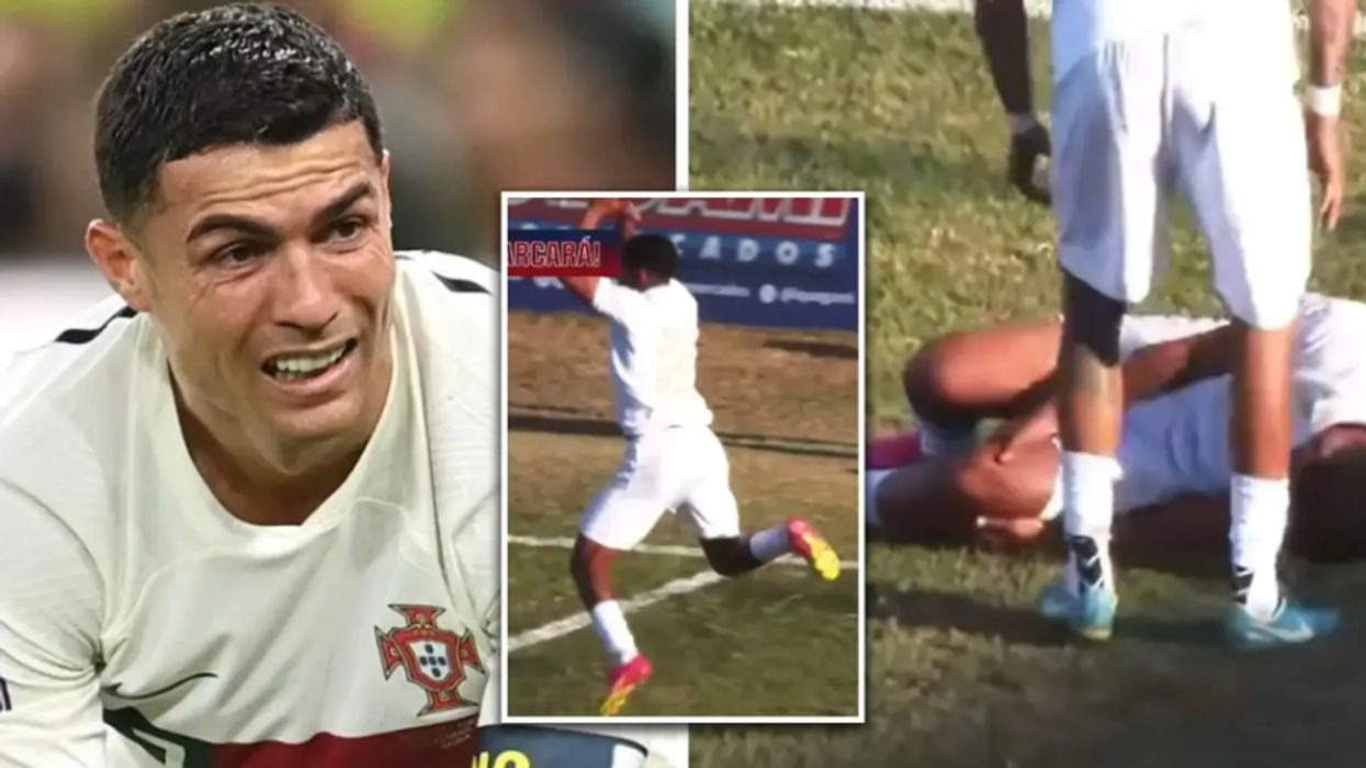 Kopjimi i Ronaldos nuk është i shëndetshëm për gjunjët: Lojtari i Gremio Prudentes u lëndua duke tentuar festimin 'Siuuu'