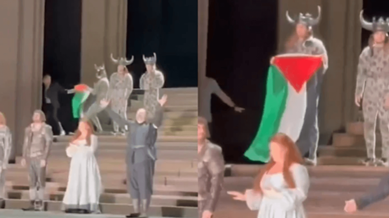 Incident me flamurin palestinez në Operën Mbretërore të Londrës