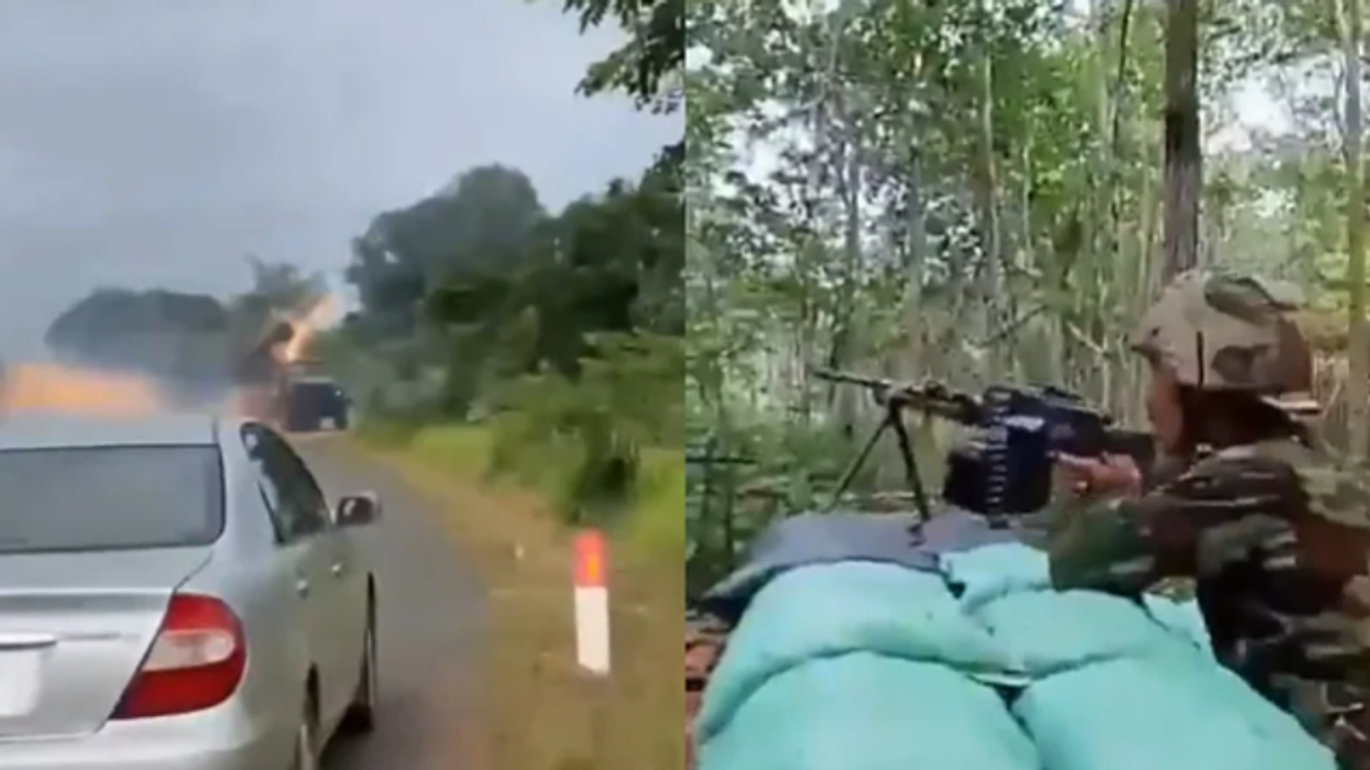 Shpërthen konflikti, shfaqen pamjet e para të luftimeve të ushtrisë tajlandeze dhe kamboxhiane