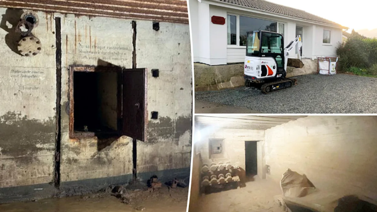 Çifti i habitur gjen një bunker nazist të Luftës së Dytë Botërore poshtë shtëpisë së tyre