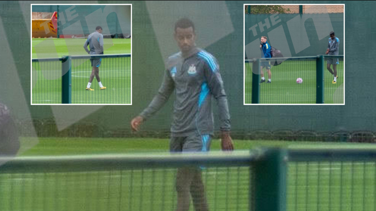 Pamje e zymtë: Alexander Isak stërvitet i izoluar te Newcastle, por me uniformën e klubit