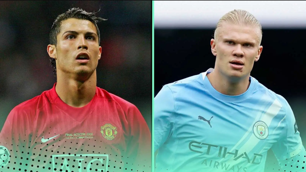Haaland ka shënuar më shumë gola për Man Cityn në tre vjet e gjysmë në Angli sesa Ronaldo në të dy periudha për Man Utd