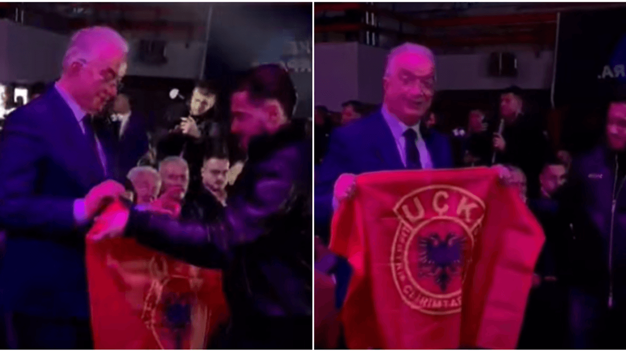Haliti pranon flamurin e UÇK-së në Prizren: Është amanet lirie dhe nder i përjetshëm i Kosovës Haliti pranon flamurin e UÇK-së në Prizren: Është amanet lirie dhe nder i përjetshëm i Kosovës