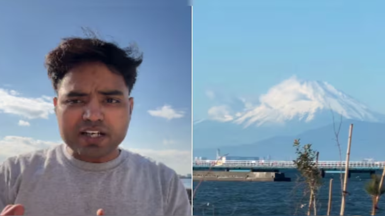 Mali Fuji i dukshëm qartë edhe nga 200 km larg – pamje që mahnitin rrjetin