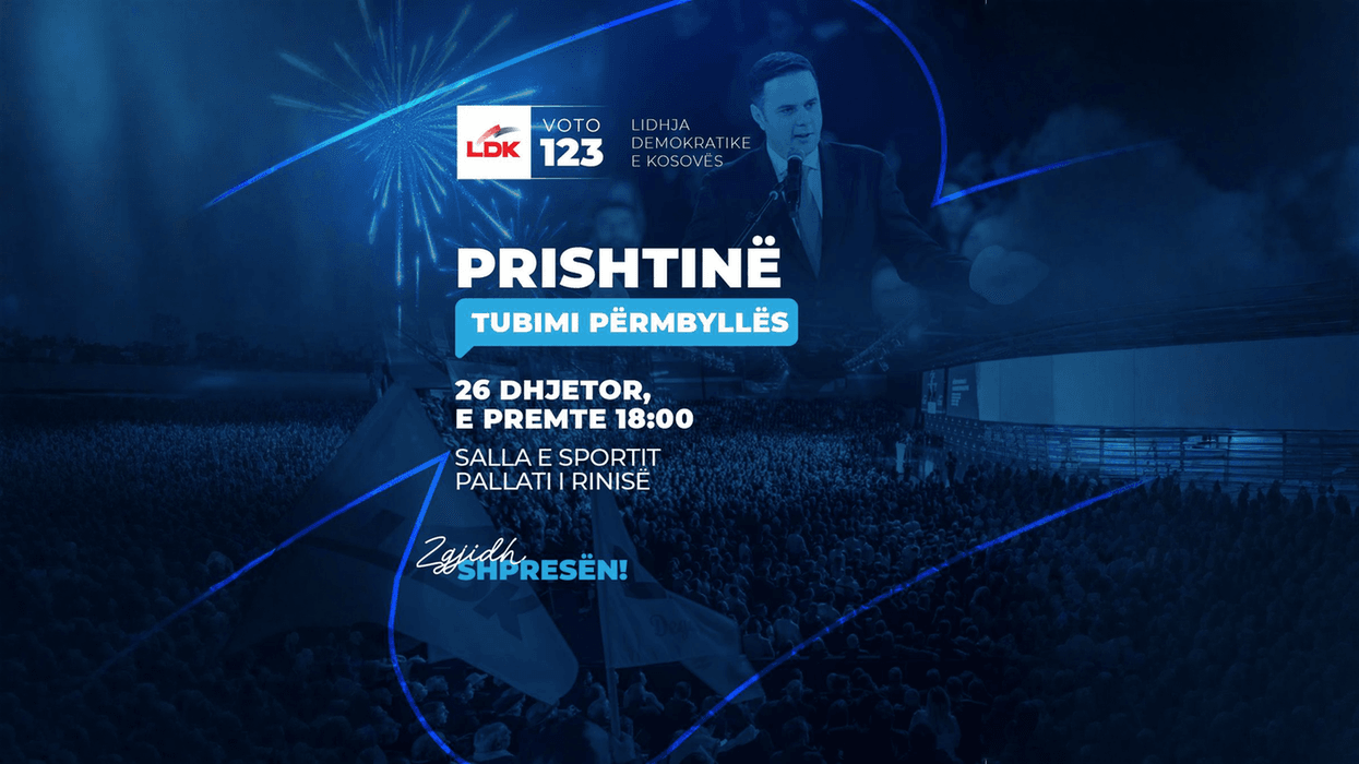 LDK të premten përmbyll fushatën zgjedhore në Prishtinë LDK të premten përmbyll fushatën zgjedhore në Prishtinë