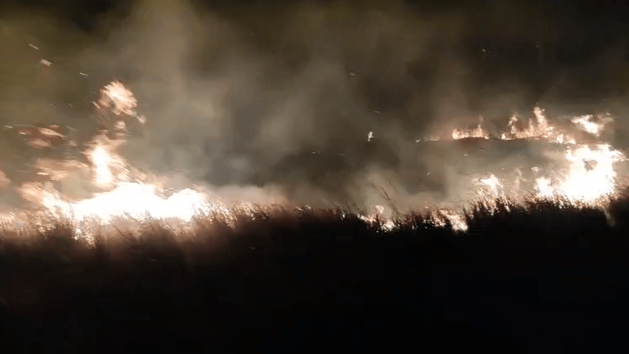 Zjarr i përmasave të mëdha në Orikum