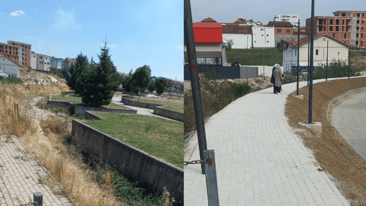 Lushtaku: Përfundojnë punimet për rregullimin e shtegut të ecjes dhe shëtitores pranë parkut “Idriz Rreci”