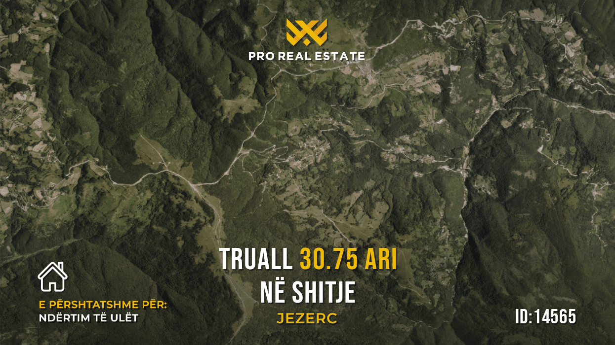Truall 30.75 ari për #shitje në Jezerc, Ferizaj - ideal për shtëpi apo vila ekologjike #14565 Truall 30.75 ari për #shitje në Jezerc, Ferizaj - ideal për shtëpi apo vila ekologjike #14565