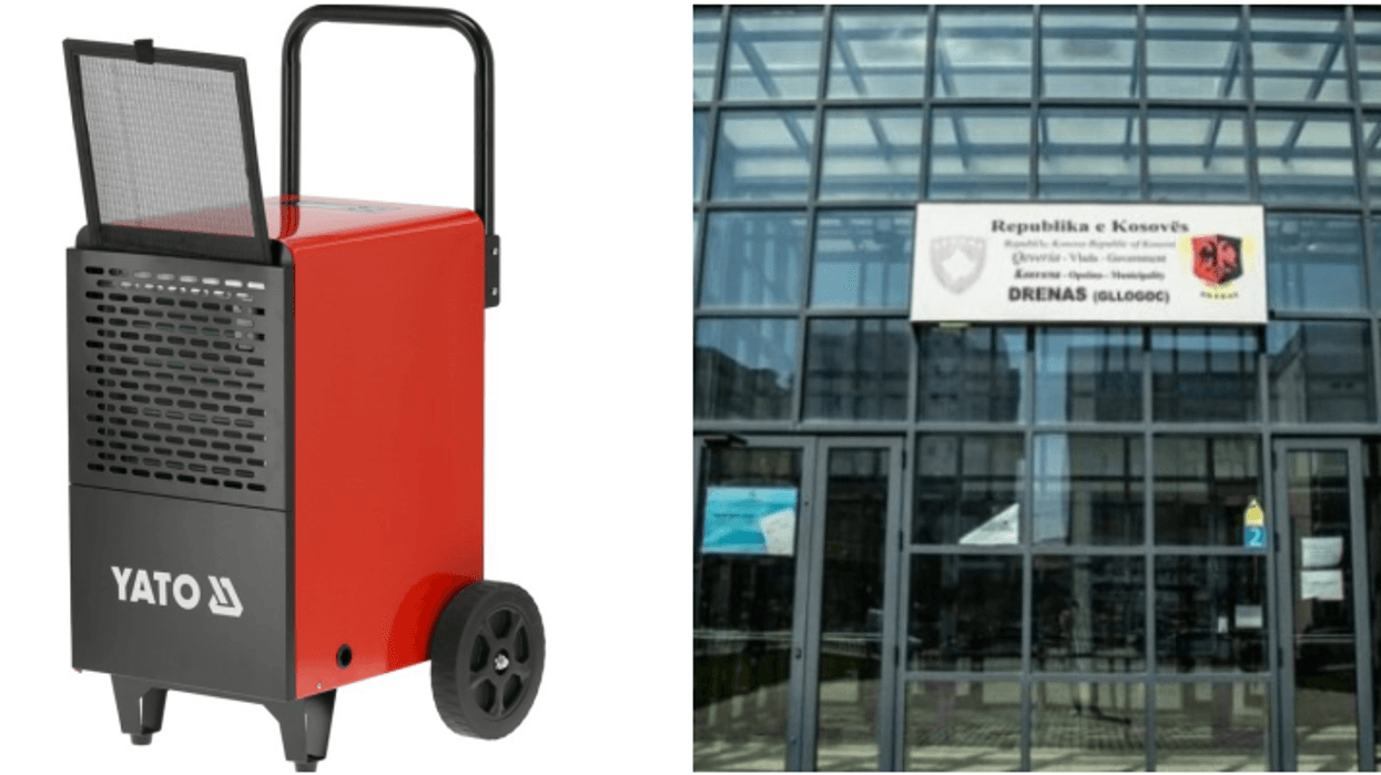 Drenasi siguron pajisje për tharjen e objekteve të prekura nga vërshimet