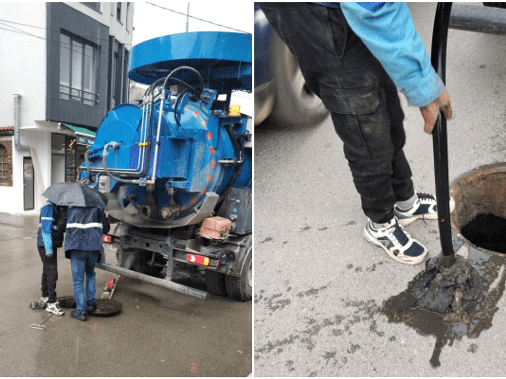 Rrjeti i kanalizimit në Gjakovë pastruar nga bllokimet e mbeturinave Rrjeti i kanalizimit në Gjakovë pastruar nga bllokimet e mbeturinave