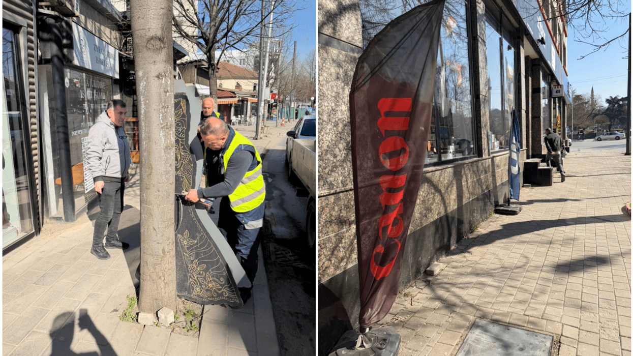 Komuna e Prishtinës nis aksion për largimin e reklamave ilegale në hapësirat publike Komuna e Prishtinës nis aksion për largimin e reklamave ilegale në hapësirat publike