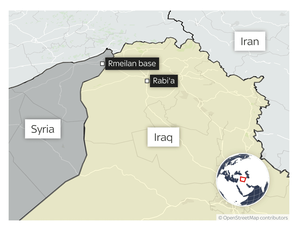 Raketa të lëshuara nga Iraku drejt bazës amerikane në Siri