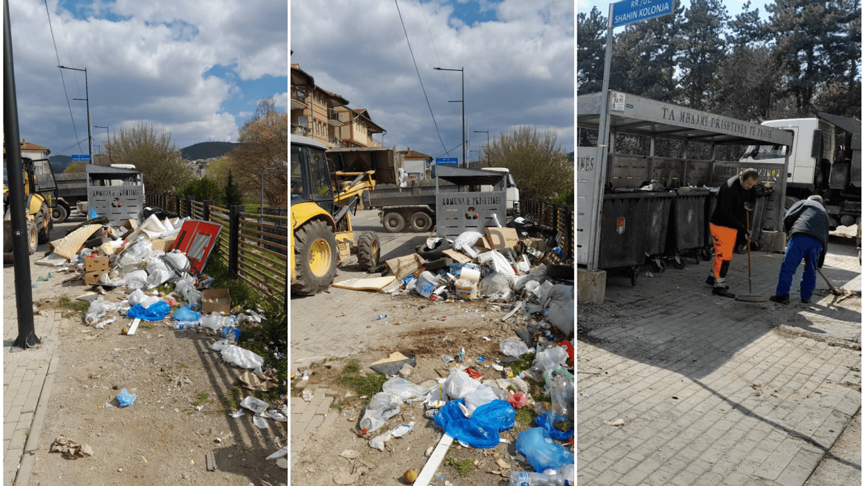 Mbeturinat vëllimore hiqen nga rruga “Sami Frashëri”, KRM “Pastrimi” paralajmëron për gjoba Mbeturinat vëllimore hiqen nga rruga “Sami Frashëri”, KRM “Pastrimi” paralajmëron për gjoba