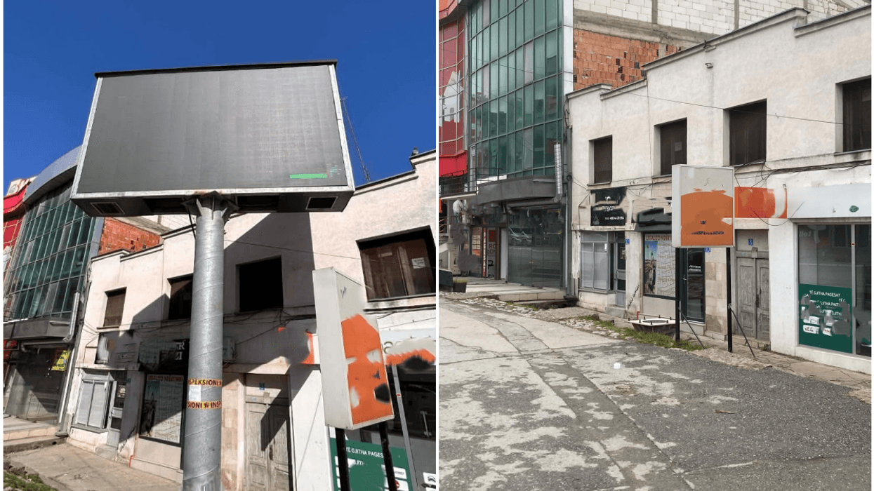 Inspektorët e Gjilanit nisin aksion për largimin e reklamave pa leje Inspektorët e Gjilanit nisin aksion për largimin e reklamave pa leje